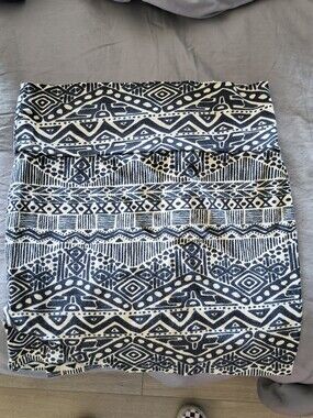 Patterned Black and Off White Women’s Skirt